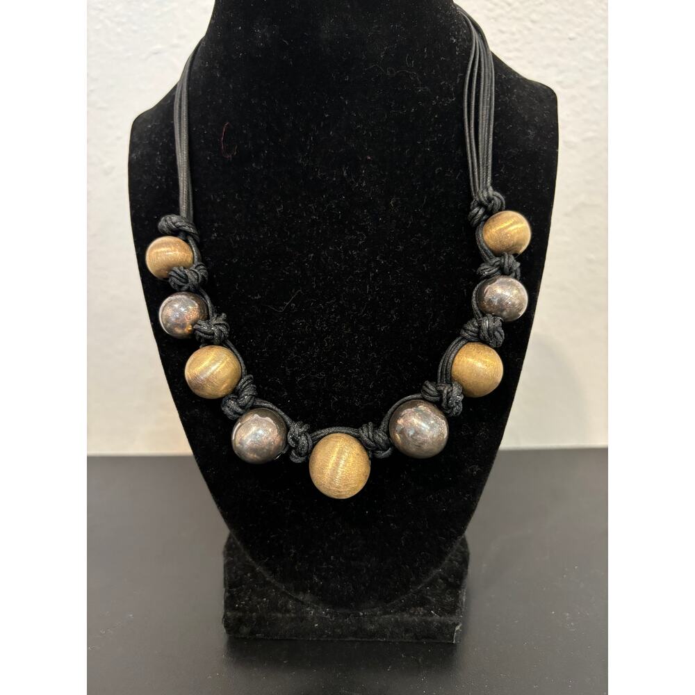 Sterling Silver 925 & Genuine Leather Necklace Minimalist